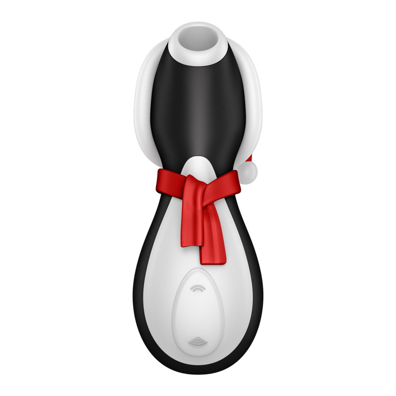 Satisfyer Penguin Holiday Edition, вид збоку, детальний огляд форми та дизайну