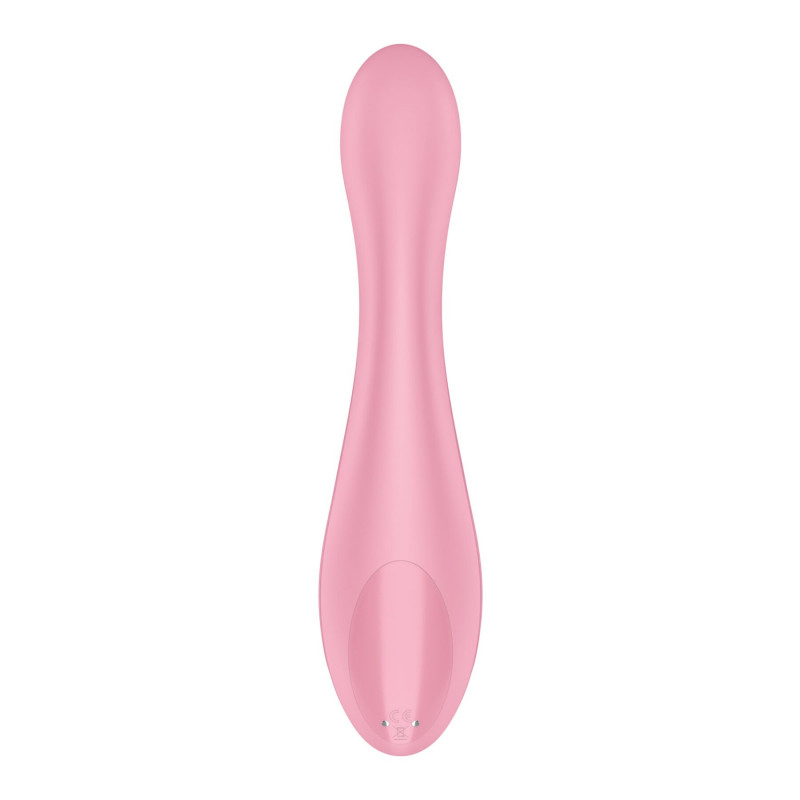 Текстура силіконового покриття вібратора Satisfyer G-Force Pink - приємна на дотик