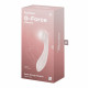 Вібратор Satisfyer G-Force Beige в руці, демонстрація розміру