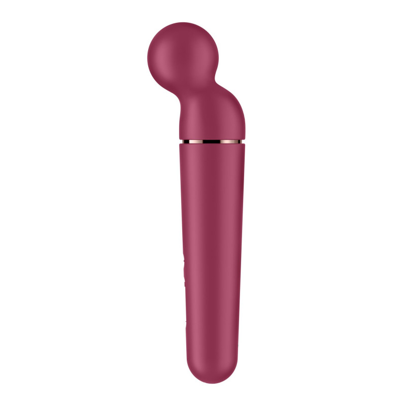 Satisfyer Planet Wand-er Berry/Rosegold: вигляд збоку, деталі дизайну