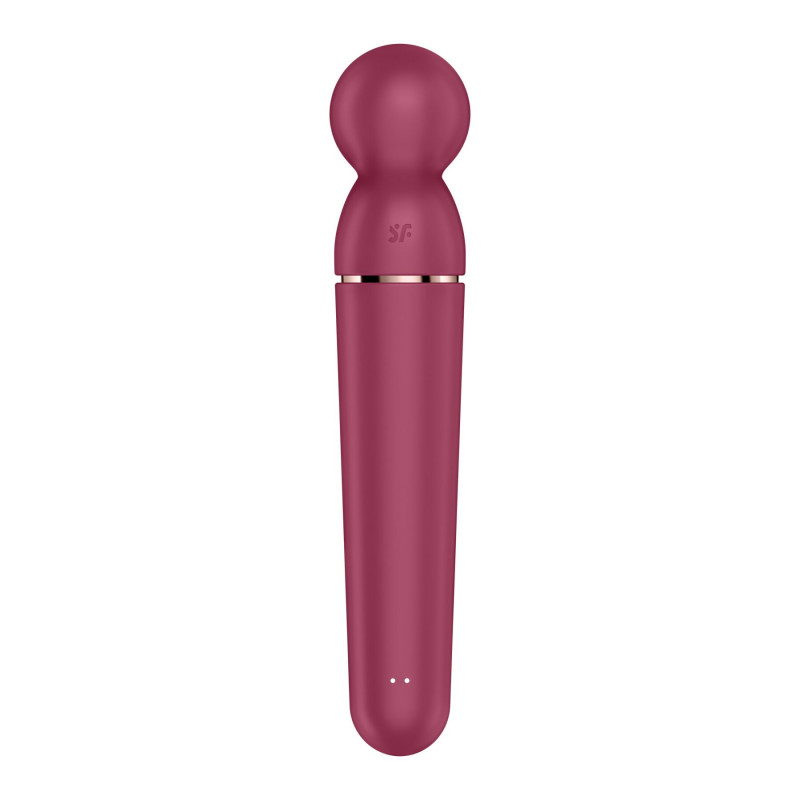 Вібромасажер Satisfyer Planet Wand-er Berry/Rosegold: текстура поверхні, приємна на дотик