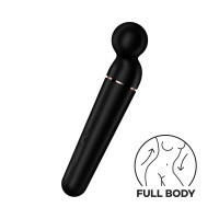Вібромасажер Satisfyer Planet Wand-er, потужний, бездротовий, Black/Rosegold