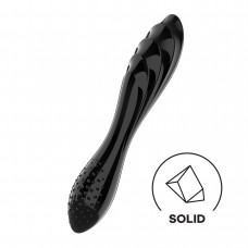 Двосторонній скляний дилдо Satisfyer Dazzling Crystal 1 Black — Keks-Hub
