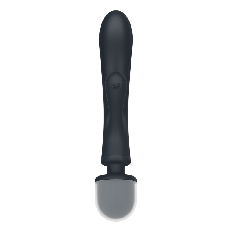Вібратор-кролик Satisfyer Triple Lover Grey - схема розташування моторів