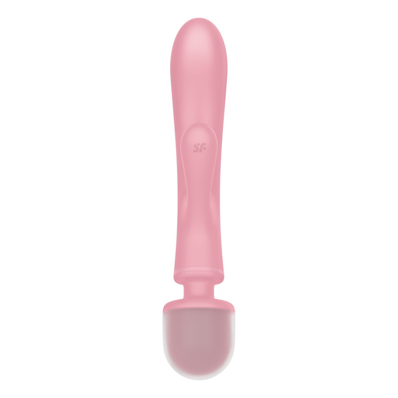 Satisfyer Triple Lover Pink: вібромасажер у дії, демонстрація роботи моторів