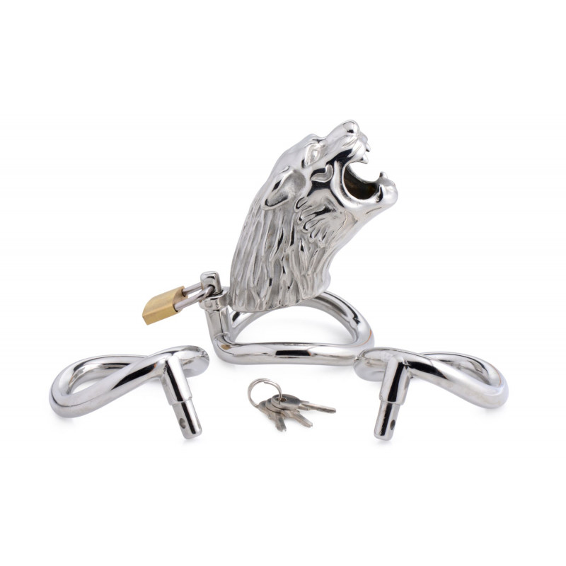 Клітка для пеніса Master Series Tiger King Cock Cage: вигляд збоку