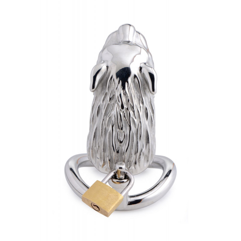 Деталі замка на клітці для пеніса Master Series Tiger King Cock Cage