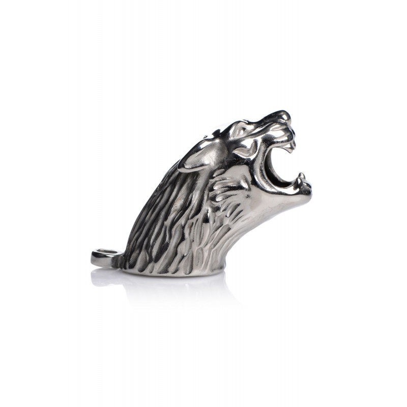 Три кільця клітки для пеніса Master Series Tiger King Cock Cage: текстура