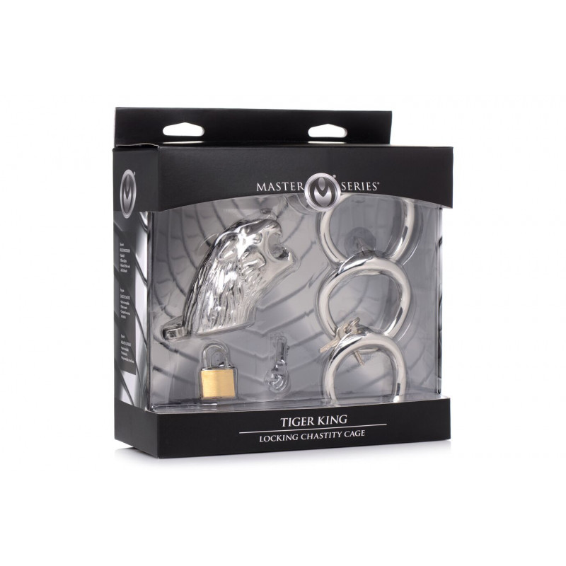 Приклад використання клітки для пеніса Master Series Tiger King Cock Cage