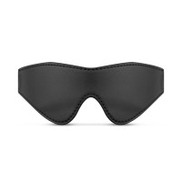 Маска для глаз Bedroom Fantasies Faux Leather Blindfold, черная, искусственная кожа