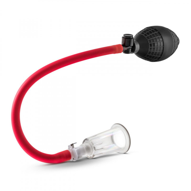 Кліторальна помпа Blush Temptasia Beginners механічна з грушею - деталі конструкції