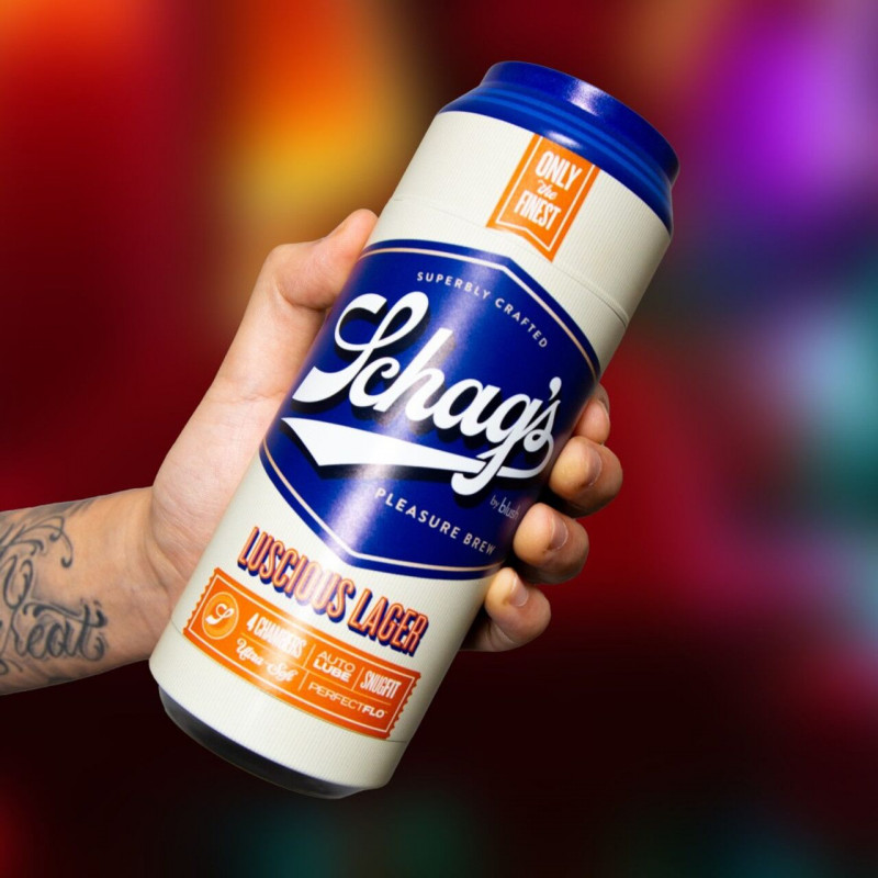 Мастурбатор Blush Schags Luscious Lager Frosted, самозмащувальна поверхня