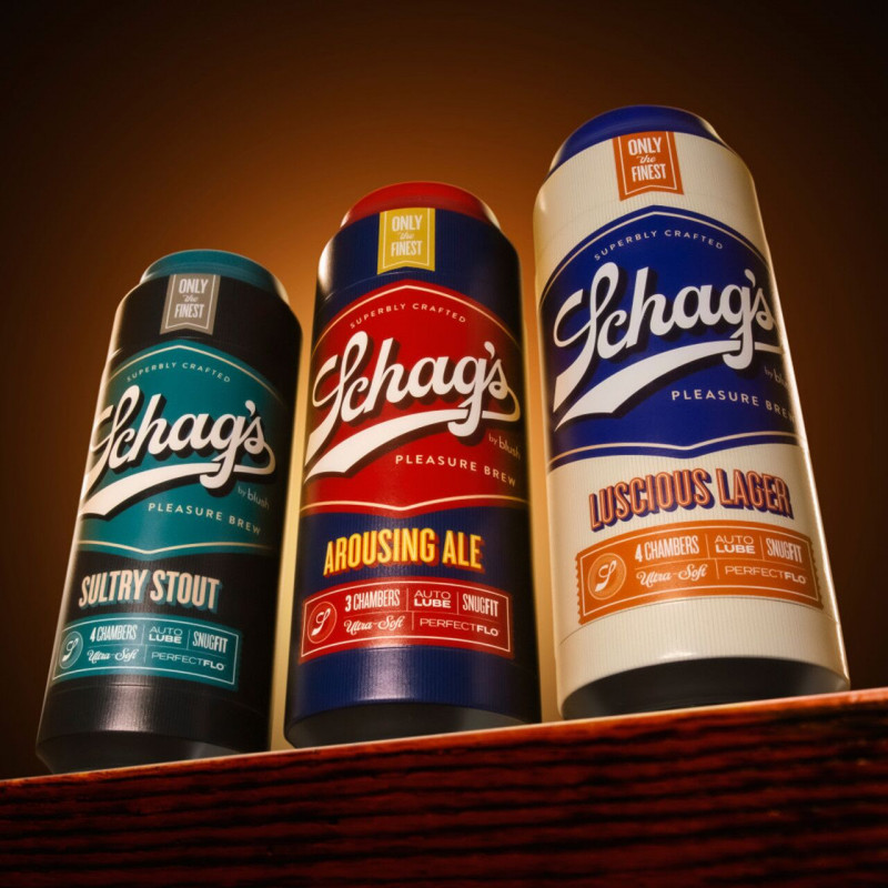 Мастурбатор Blush Schags Luscious Lager Frosted, реалістична банка пива
