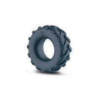 Ерекційне кільце-шина Boners Tire Cock Ring Grey, внутрішній діаметр 2,5 см