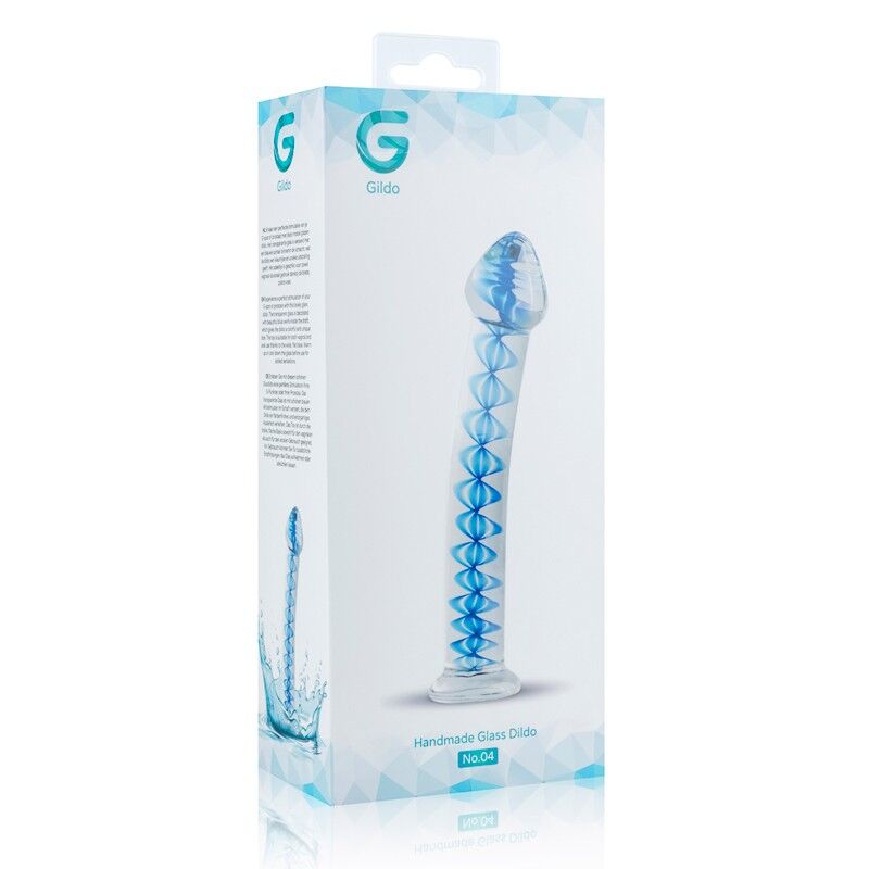 Упаковка скляного дилдо Gildo Glass Dildo No. 4