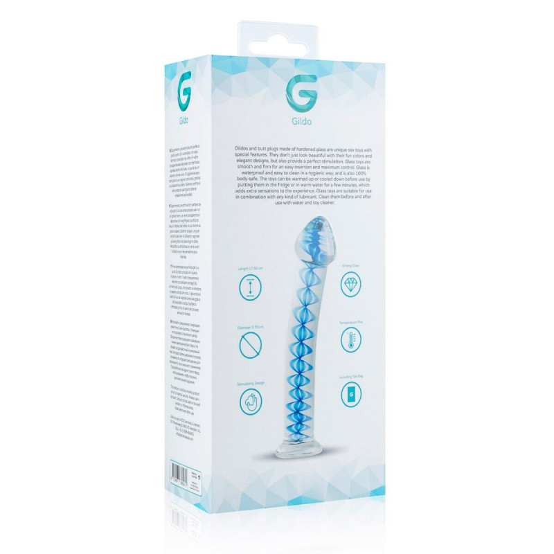 Текстура скляного дилдо Gildo Glass Dildo No. 4