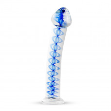 Скляний дилдо Gildo Glass Dildo No. 4 для точки G та простати