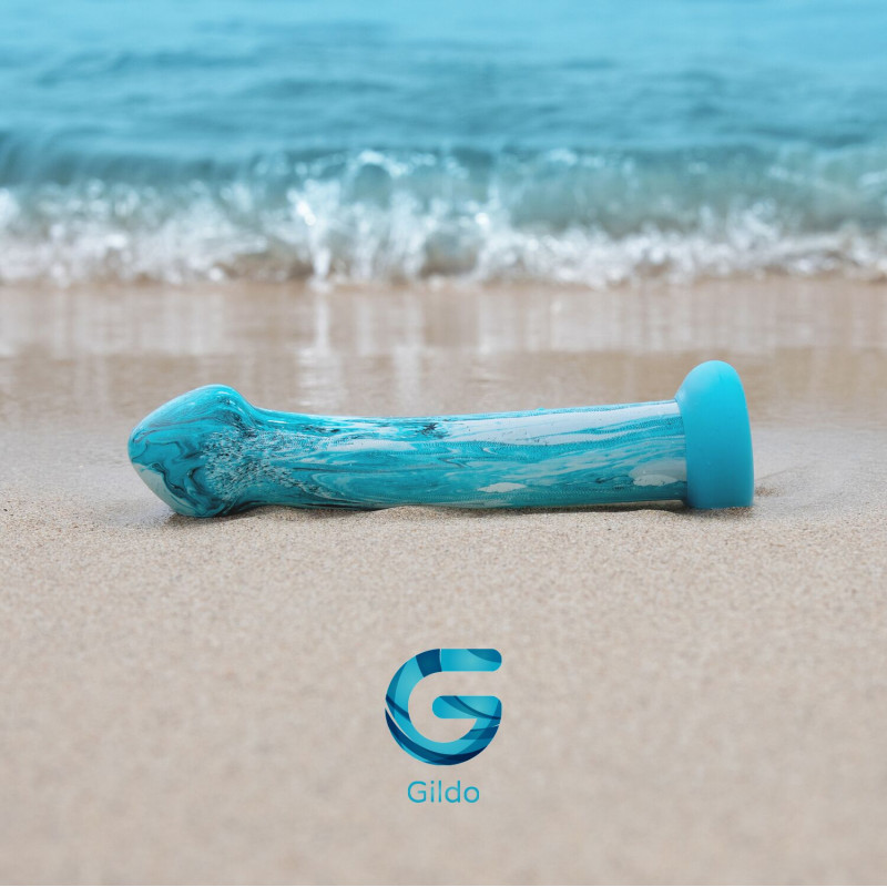 Скляний дилдо Gildo Ocean Ripple, деталі дизайну 'Ocean Ripple'