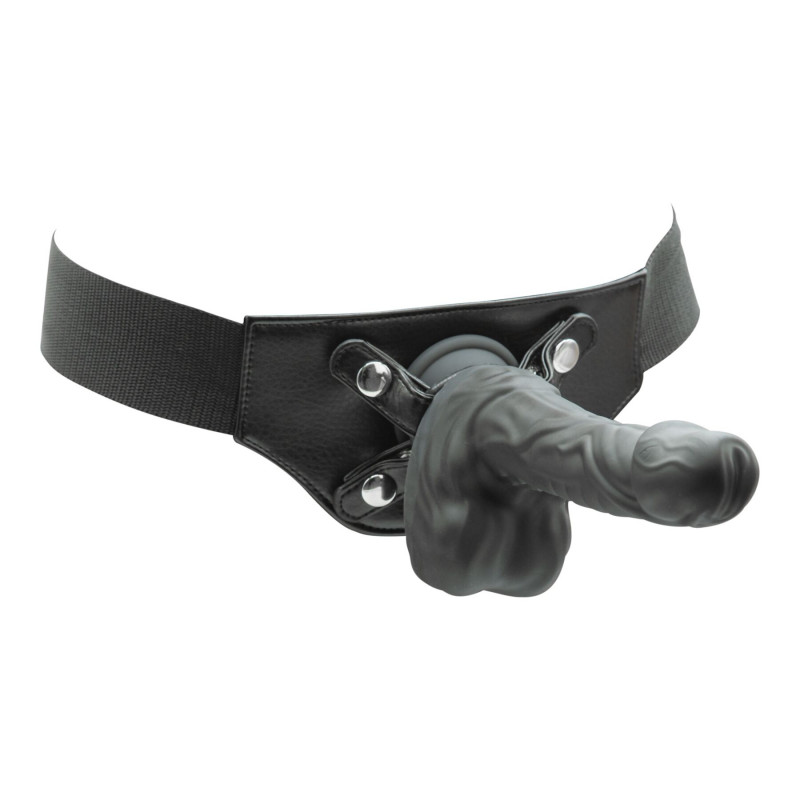 Фалоімітатор ADDICTION Naked Addiction 8.6″ Noir в порівнянні з розміром долоні