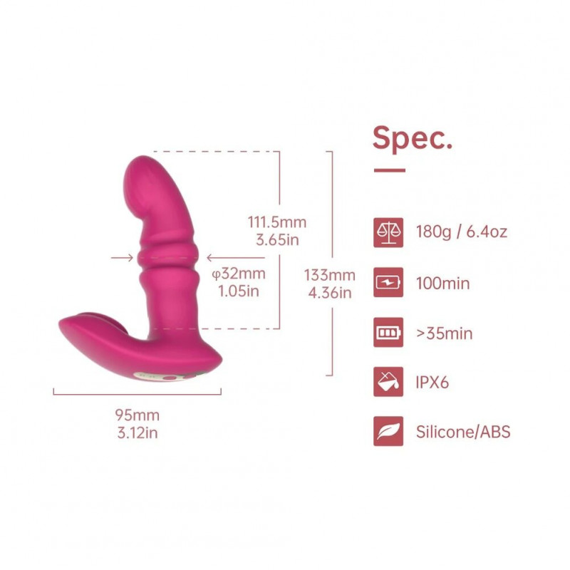 Fun Town Jive Pink: вид збоку, демонструє ергономічний вигин та текстуровану поверхню