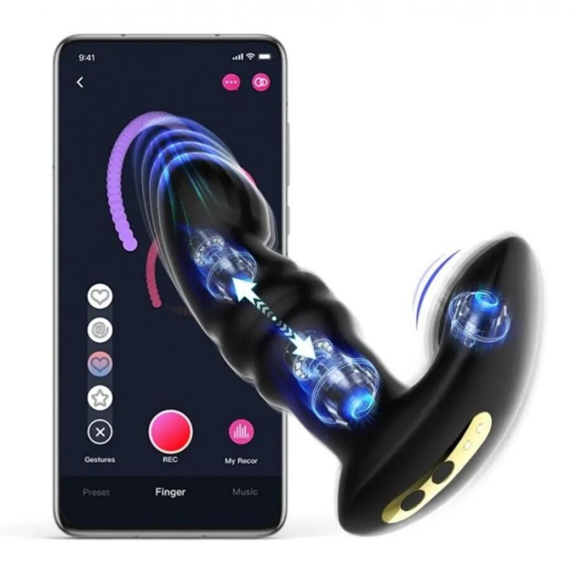 Смарт вібратор Fun Town Jive Black - загальний вигляд