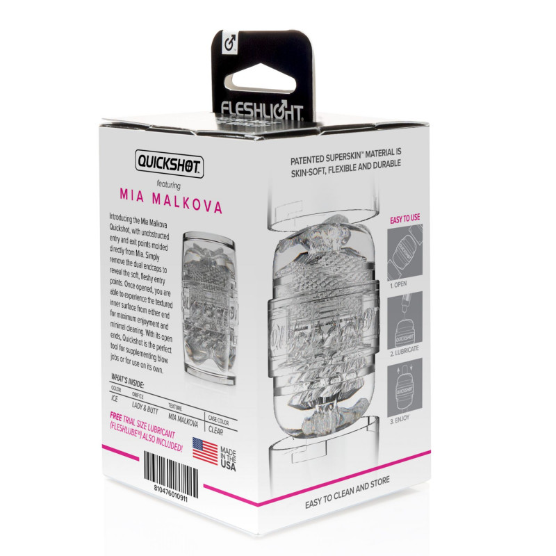 Fleshlight Quickshot Mia Malkova: Спеціальний зліпок вагіни для особливих відчуттів