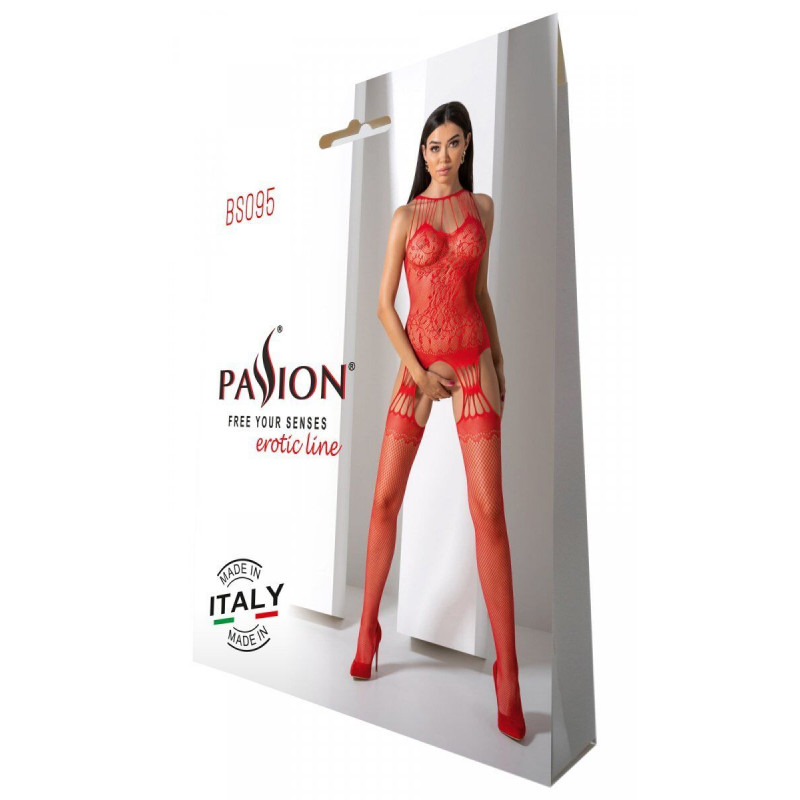 Бодістокінг Passion BS095 red: зручний доступ, практичність