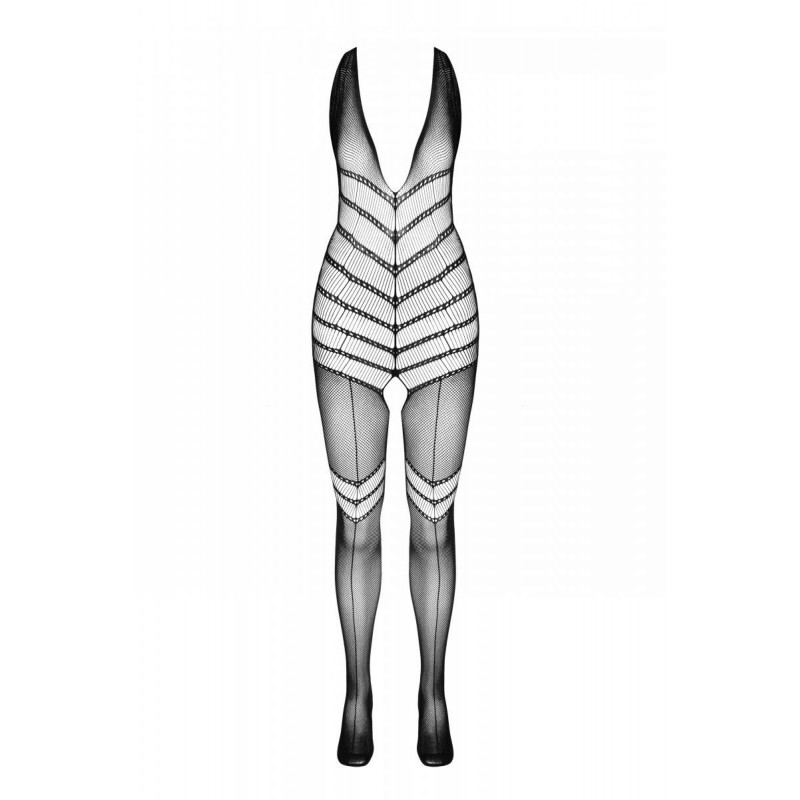 Бодістокінг Passion BS100 white: вид збоку, що підкреслює фігуру