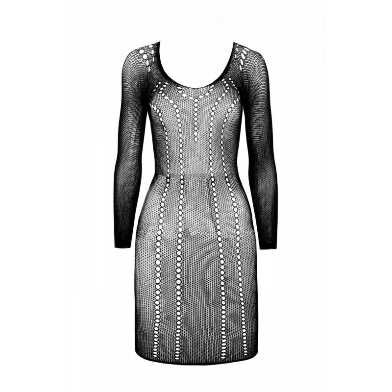 Текстура тканини напівпрозорої мінісукні Passion BS101 white - ніжна та повітряна