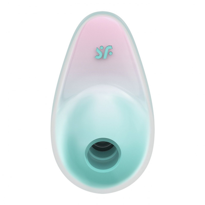 Satisfyer Pixie Dust Mint/Pink - вид збоку, демонструє ергономічну форму