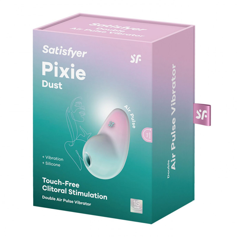 Деталі дизайну вакуумного стимулятора Satisfyer Pixie Dust Mint/Pink