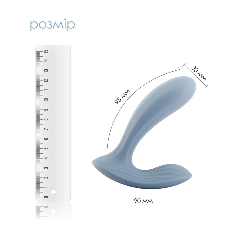 Гнучкість смарт-вібратора Svakom Erica Dusty Blue, демонстрація