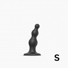 Насадка для страпона Strap-On-Me Dildo Plug Beads Black S — Keks-Hub