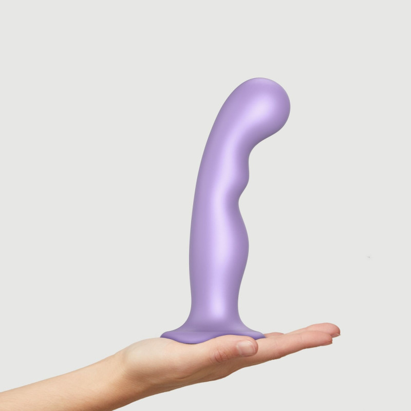 Насадка для страпона Strap-On-Me Dildo Plug Lilas Metallic XL - вигляд збоку