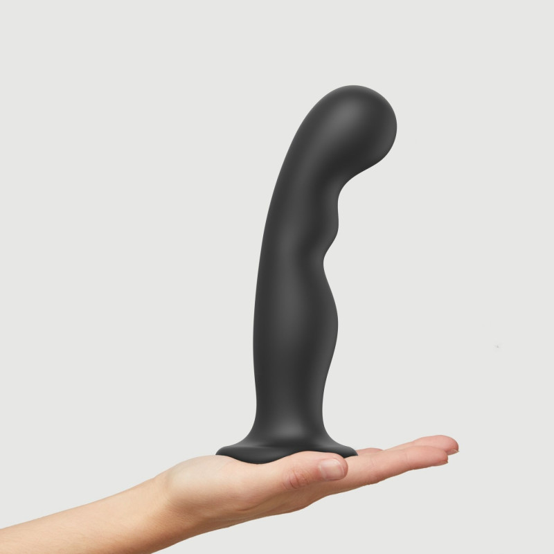 Насадка для страпона Strap-On-Me Dildo Plug P&G Black XXL - детальний вигляд збоку
