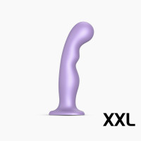 Насадка для страпона Strap-On-Me Dildo Plug Lilas Metallic XXL