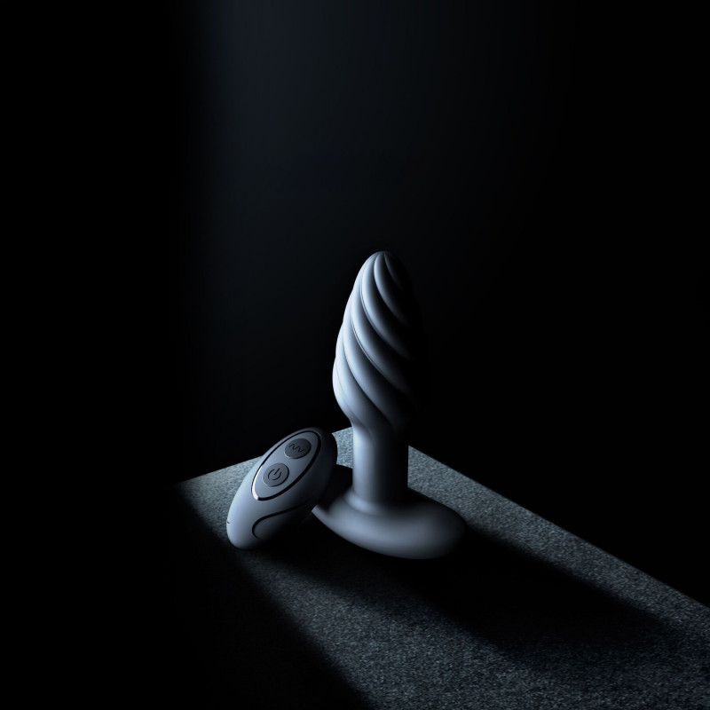 Анальна пробка Dorcel Spin Plug - демонструє розмір та перлинну частину