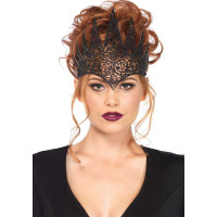 Широкая корона Leg Avenue Die Cut Royal Crown, черная