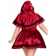 Еротичний костюм Червоної шапочки Leg Avenue Gothic Red Riding Hood 1X–2X, детальний вигляд сукні