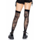 Панчохи з сіткою Leg Avenue 420 Net thigh highs Black - детальний вигляд сітки