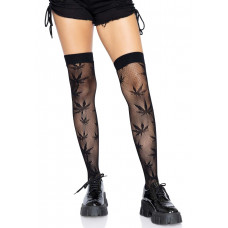 Панчохи з сіткою Leg Avenue 420 Net thigh highs Black