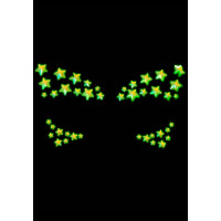 Наклейки для тела Leg Avenue Celeste Face Jewels, светящиеся в темноте