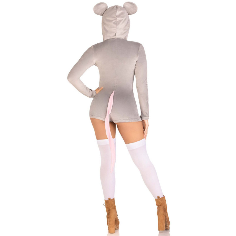 Капюшон комбінезону-костюму миші Leg Avenue Comfy Mouse XS з вушками