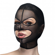 Маска сітка Feral Feelings Mask Black з відкритим ротом — Keks-Hub