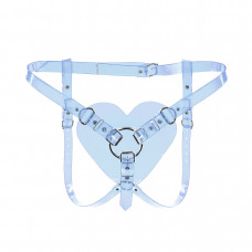 Трусики для страпону Feral Feelings Hearts Strap-on Belt Transparent — Keks-Hub