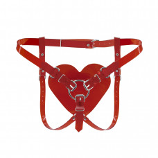 Трусики Серце для страпону Feral Feelings Hearts Strap-on Belt Red (SO9315) — Keks-Hub