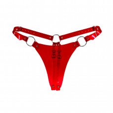 Трусики String Bikini Feral Feelings Red Transparent