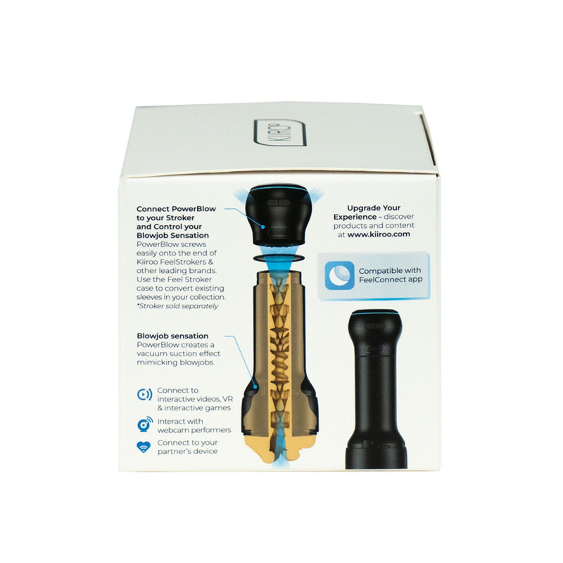 Kiiroo PowerBlow: вигляд знизу, демонстрація механізму