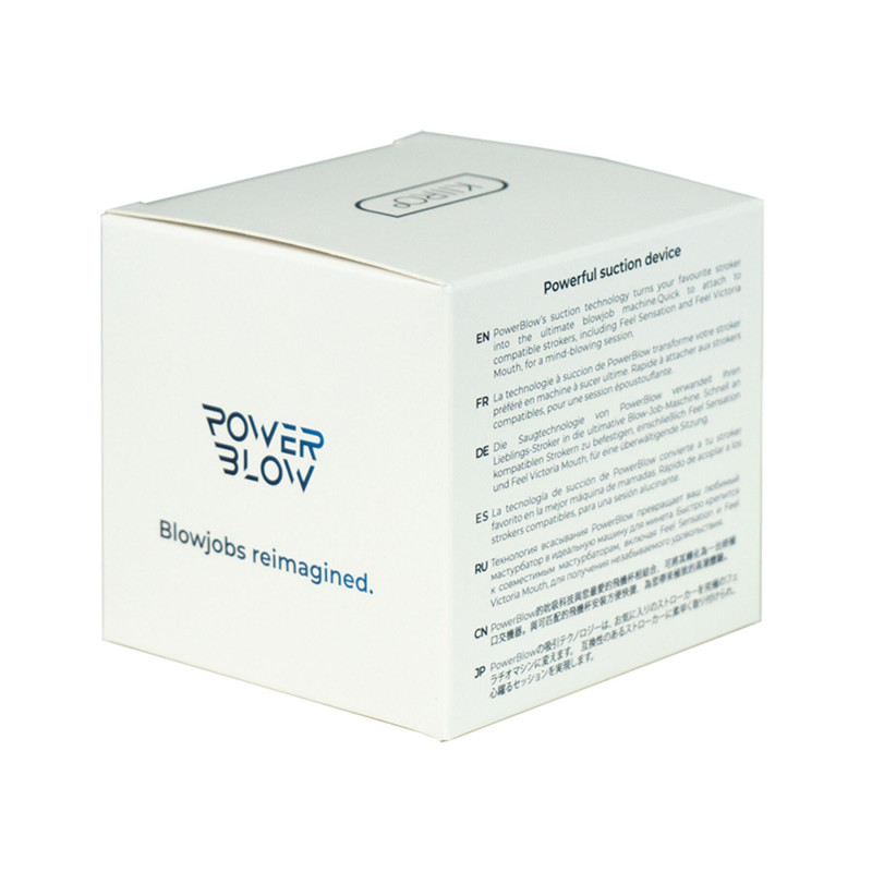 Інтерактивна насадка Kiiroo PowerBlow: насадка в зборі з мастурбатором (загальний вигляд)