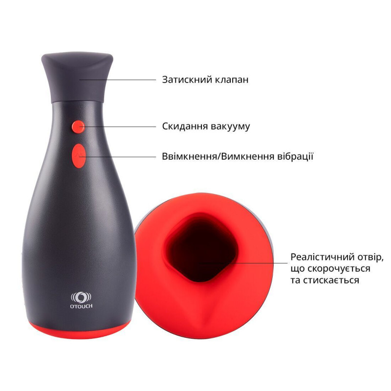 Мастурбатор Otouch NINJA 2, комплект, інструкція, зарядний пристрій